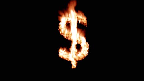Dollarzeichen-Geld-Heiß-Text-Marke-Branding-Eisen-Metall-Flammende-Hitze-Flammen-4k